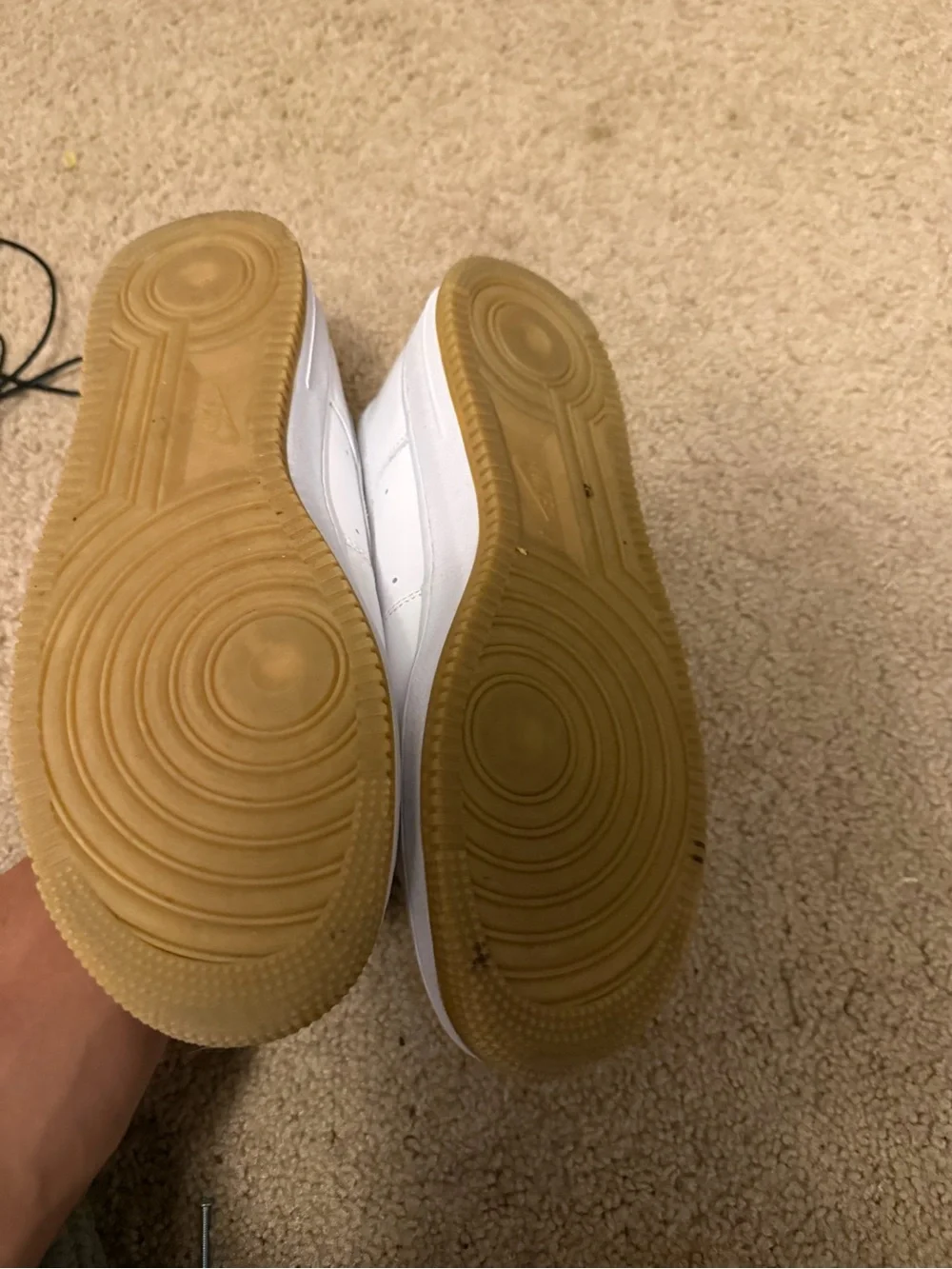 Air Force one Gummy Sole No Laces